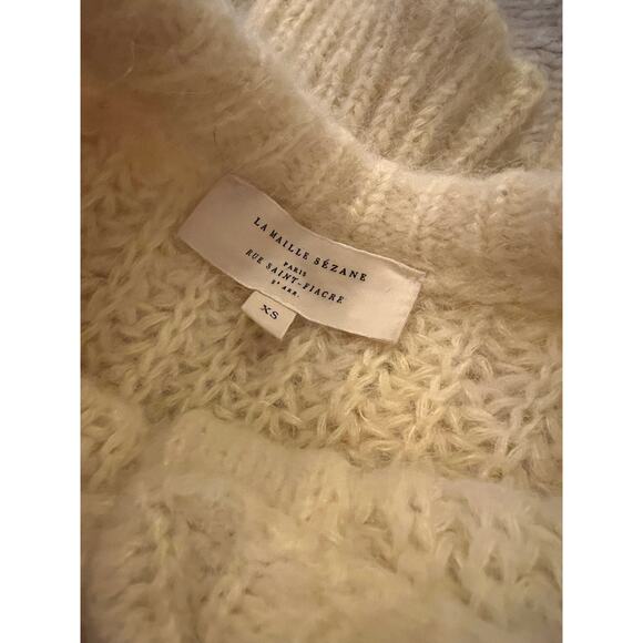 La Maille Sezane Emile Cardigan in Pastel Yellow XS 💛✨ - Picture 14 of 14